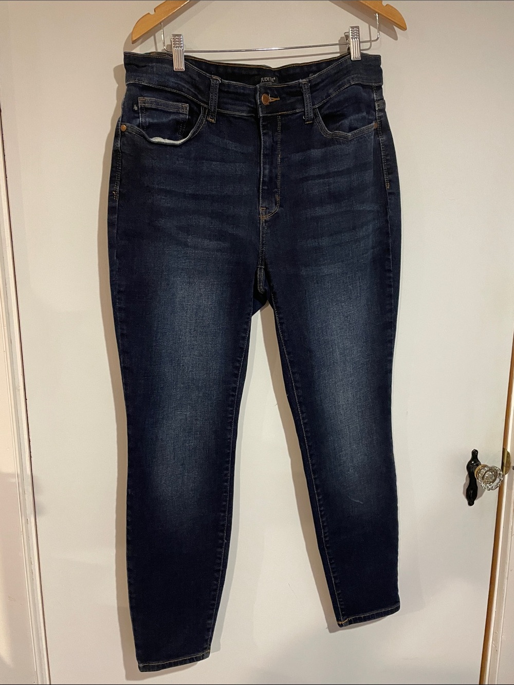 Judy Blue Women’s 14W Dark Indigo Skinny Jeans